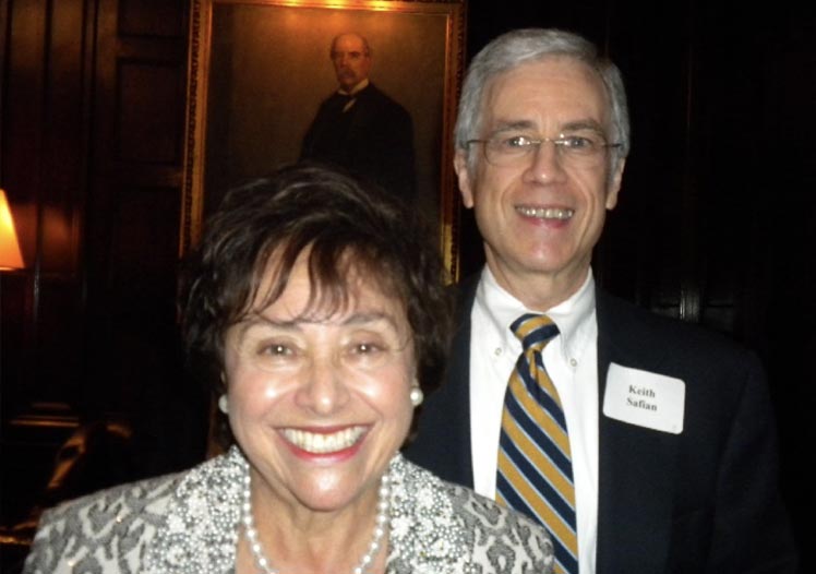 Keith with Congresswoman Nita Lowey